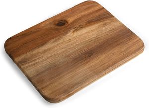 Petite planche à découper en bois d'acacia avec 8x10 pouces, ustensiles de cuisine réversibles et polyvalents planche à découper en bois - Product Image 2