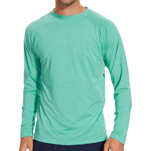 SAMAVIA meilleure vente personnalisé à manches longues MMA Rash Guard chemise vêtements de sport à séchage rapide avec des quantité minimale de commande bas hommes plaine t-shirt bas prix - Product Image 3