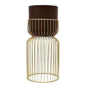 Soporte de maceta de diseño con acabado dorado para el hogar, sala de estar, guardería, uso decorativo, macetas de flores más populares para jardín - Product Image 3
