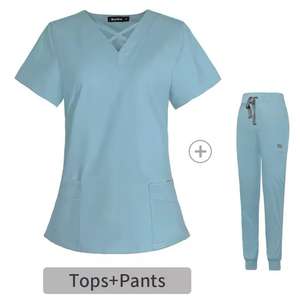 Uniformes de gommage médicaux femmes gommage infirmière uniforme haut pour hôpital OEM Service gommage infirmière - Product Image 3