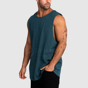 Vêtements de sport pour hommes Débardeurs d'entraînement sans manches Muscle Top nouveau design imprimé décontracté musculation Style été - Product Image 2