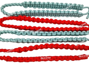 Cordón Rojo para Hombro con Presilla para Botón, Accesorio Decorativo para Uniforme, Cordón de Decoración para Uniforme Formal de Calidad Premium - Product Image 1