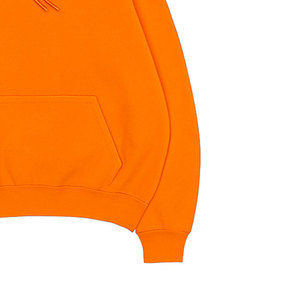 Sudadera con capucha de lana con cremallera para hombre y logotipo personalizado al por mayor, jersey de color personalizado de alta calidad y mezcla de algodón, Sudadera con capucha para Otoño e Invierno - Product Image 4