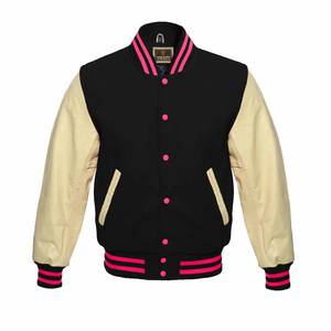 Vente en gros bombardier de baseball personnalisé manteau universitaire extérieur broderie streetwear vêtements vêtement letterman vestes d'hiver - Product Image 3