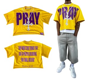 Factory Direct Custom Men's Polyester/Cotton T-Shirt Oversized <b>Drop</b> Shoulder Heavyweight Jersey Boxy Cut Cropped Fit Front - Product Image 4