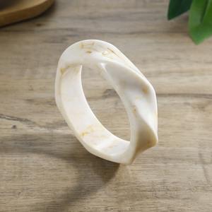 Wholesale Handmade Fashion Retro Design Colored Acrylic <b>Resin</b> Translucent Round Textured Lace <b>Resin</b> <b>Mold</b> Model Women Jewelry - Product Image 5