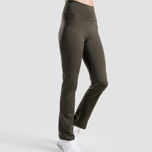 กางเกงเลกกิ้งออกกำลังกายแบบสั่งทำ |   กางเกงโยคะเอวสูงขายส่ง |   ชุดออกกำลังกายผู้หญิงไร้รอยต่อ - Product Image 5