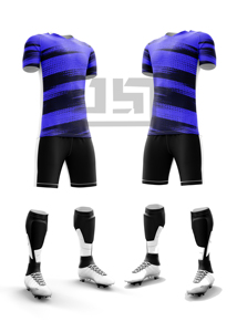 Uniforme de Fútbol de Alto Rendimiento, 100% Poliéster, Transpirable y Ligero, Jersey y Pantalones Cortos para Adultos, Club, Liga, Práctica y Partido - Product Image 6