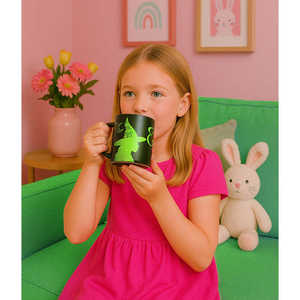 Taza con Diseño Novedoso de Brillo, Glinda y Elphaba Impresas en Ambos Lados, Capacidad de 320 ml, para Regalos de Bebé - Product Image 3