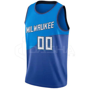 Camiseta de baloncesto personalizada, diseño de sublimación, logotipo bordado, camiseta de baloncesto de malla para hombre - Product Image 1