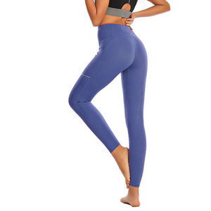 Leggings Deportivos de Mujer OEM, Transpirables, Antibacterianos, Cómodos, Elásticos, de Cintura Media, Tejidos sin Costuras, para Verano, Ejercicio, Running - Product Image 3