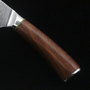Couteau de chef en bois japonais de qualité supérieure personnalisé en gros OEM ODM couteau de cuisine en acier Damas couteau de cuisine couteau de cuisine - Product Image 5