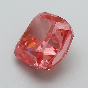Diamant rose vif fantaisie certifié IGI, cultivé en laboratoire, taille coussin, diamant non monté pour la vente en gros de bijoux fins - Product Image 3