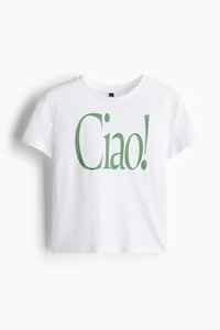 Camiseta de Cuello Redondo para Niñas Smart Look 100% Algodón Disponible en Diferentes Métodos y Materiales de Impresión Seleccionada a Mano en Oferta - Product Image 5