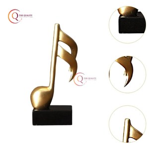 Escultura pulida moderna, fundición de aluminio chapada en Color dorado, hecha a mano, última llegada, escultura, accesorios de decoración de mesa - Product Image 2