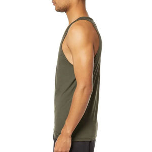 2025 nouveau Design vêtements actifs coupe régulière sans manches Gym débardeur pour hommes de haute qualité pas cher léger Gym hommes débardeur - Product Image 4