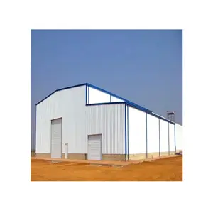Factory Customized Fiberglass Insulated Panel Steel Structures Prefabricated Metal Warehouse