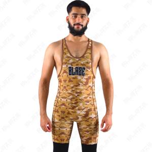 2025 nouveaux maillots de lutte pour hommes personnalisés tous les Sublimation hongrie vêtements de sport internationaux taille adulte Spandex Arts martiaux - Product Image 1