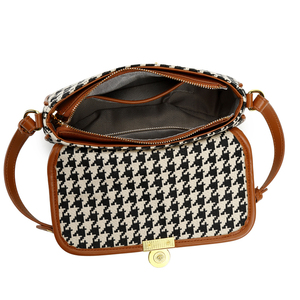 Nouvel arrivage Sac à bandoulière en cuir de qualité supérieure pour femmes Embrayage 2022 Sacs à main pied-de-poule - Product Image 6