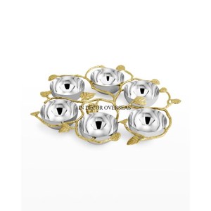 Bol en métal de haute qualité dernier modèle arrivée haute qualité plaqué or résistant à la chaleur pour servir des fruits d'autres articles - Product Image 5