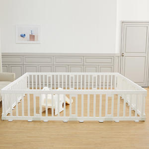 [Edu-Play] bébé fournitures et produits nouveau-né à enfant en bas âge Woody bébé chambre avec porte ensemble bébé clôture 10P FR-10GY produits pour bébés - Product Image 6