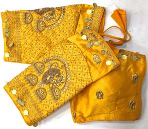 Blusa Sari bordada para mujer, Top Choli indio listo para eventos tradicionales, funciones de boda y festivales - Product Image 6