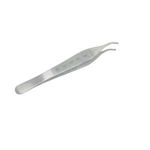 Instrumento médico de acero inoxidable quirúrgico Adson marrón fórceps 7x7 dientes dentados herramientas dentales médicas Adson tejido Forcep - Product Image 4