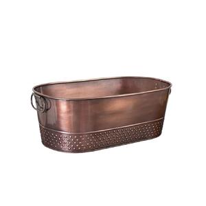 Cubo de hielo de cobre antiguo de nueva tendencia, Enfriador de Metal hecho a mano con tamaño Regular de calidad Superior para vino, cerveza para fiestas de Bar - Product Image 2