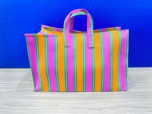 Bolsa de compras de nailon reutilizable ecológica, bolsas de playa de plástico reciclado tejido a mano, bolsas de cosméticos hechas con cremallera RPET - Product Image 5
