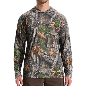 Sudadera de Pesca con Camuflaje Completo Personalizada, Manga Larga, Protección UV, Secado Rápido, Camisa de Caza para Hombre, Ropa Deportiva para Exteriores, UPF50+ - Product Image 5