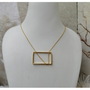 Collares de Latón Hechos a Mano, Chapados en Oro, con Patrón Geométrico, Cadenas Religiosas Ortodoxas, Estilo Clásico, con Diamantes y Perlas, para Regalo de Boda - Product Image 6