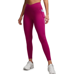 Soft High Waist Ankle-Length Breathable Women's Fitness <b>Leggings</b> with <b>Pockets</b>-Customizable Spandex/Nylon <b>Leggings</b> - Product Image 3