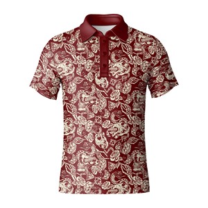 Polo de Golf para Hombre, Poliéster y Elastano, Alto Rendimiento, Secado Rápido, Ropa de Golf de Alto Rendimiento, Diseño Personalizado - Product Image 1