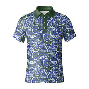 Polo de Golf para Hombre, Poliéster y Elastano, Transpirable, de Secado Rápido, Ropa Deportiva de Alto Rendimiento, Sublimación, Logotipo Personalizado - Product Image 3