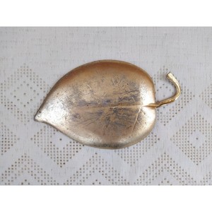 Cenicero de cobre en forma de hoja, barra de Cenicero de cobre martillado artesanal, accesorio para hotel y hogar - Product Image 4