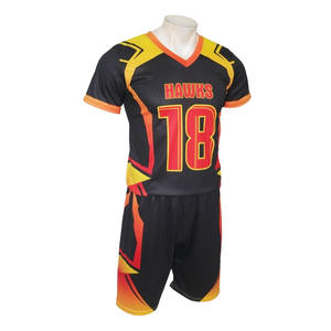 Nuevo Conjunto de Uniformes de Fútbol Americano 7V7 de Alta Calidad, Sublimados, Compresión, Color Personalizado, Logotipo, Transpirable, Secado Rápido - Product Image 2