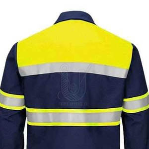 Chemise de sécurité à manches longues haute visibilité, classe 2 ANSI, imperméable, réfléchissante, vêtements de travail haute visibilité, logo pour la construction, la sécurité routière - Product Image 5