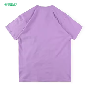 <b>Top</b> Ranking Plain Heavy 100% Cotton Unisex Eco-Friendly Breathable Short Sleeve <b>Mock</b> <b>Neck</b> Loose Fit Oversize Men's T-Shirt - Product Image 6