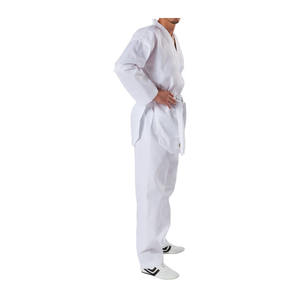 Costume de Taekwondo 2 pièces avec impression de logo personnalisé, uniforme unisexe de Taek Wondo avec ceinture réglable pour adultes - Product Image 2