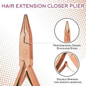 Hair Extensions Tools Stainless Steel Hair Extension <b>Pliers</b> <b>Sets</b> Kit Accessory <b>Set</b> Hair Extensions Tinsel Tool Kit Tech - Product Image 3