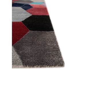 พรมขนสัตว์และใยวิสโคสทอมือลายทางเรขาคณิต รุ่นเจเนซิส ไอวอรี่ สำหรับห้องนั่งเล่น ห้องนอน ทางเดิน ขนาด 9x12 นิ้ว - Product Image 4