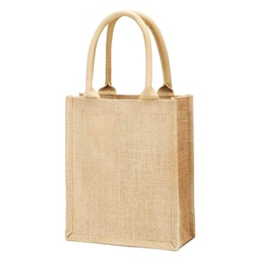Achetez des sacs en jute naturel |   Sacs en jute réutilisables en gros |   Sacs d'emballage pour le sucre - Product Image 4