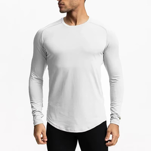Vente en gros de rashguards respirants et à séchage rapide pour hommes, avec logo personnalisé, pour l'entraînement, le grappling et la natation, prix usine. - Product Image 4