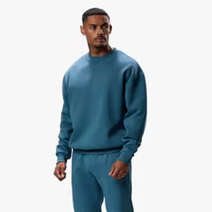 Sudaderas con capucha transpirables para hombre, ropa de calle informal personalizada para gimnasio, sudadera gráfica, patrón sólido de invierno, técnica bordada - Product Image 2