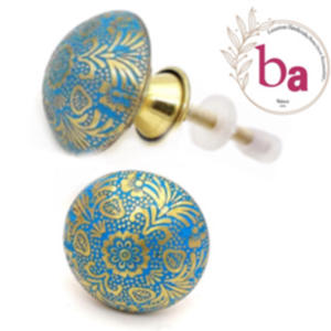 Bouton gravé en laiton Aqua moderne pour armoire Design marocain poignée pour tiroir porte armoire cuisine commode chambre salle de bain - Product Image 1