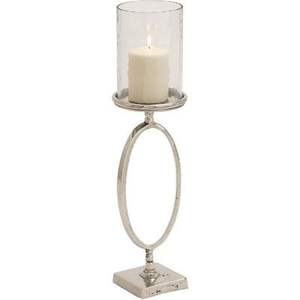 Hotel restaurantes Mesa decorativa fundición de aluminio escultura portavelas Tealight tarro de cristal estilo antiguo precio competitivo - Product Image 1