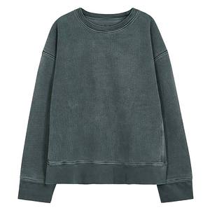 Sweatshirt à motifs personnalisés pour hommes Tendance à porter Collection hiver pour hommes délavés à l'acide Sweatshirts en molleton de coton pour hommes - Product Image 2