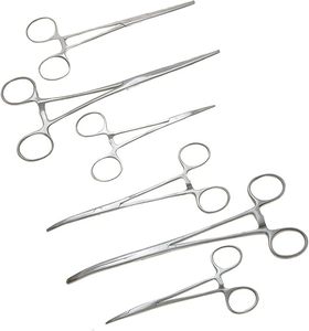 Pinzas Hemostáticas de Acero Inoxidable de Grado Médico de Alta Calidad, Instrumento Quirúrgico Manual con Certificación CE - Product Image 1