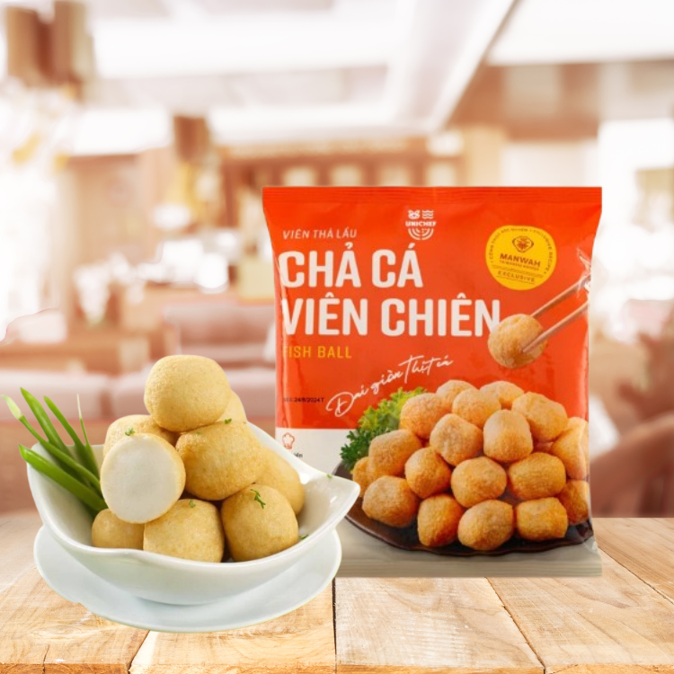 Versatile Fish Balls Good Price Hot Pot Toppings Original Savory Snacks Customized Packaging Made In Vietnam Manufacturer