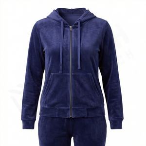 Conjunto Deportivo para Mujer, Color Personalizado, Chaqueta con Cremallera, Manga Larga, Pantalón de Jogging Cómodo, Alta Calidad, para Gimnasio, Fitness y Deporte - Product Image 1